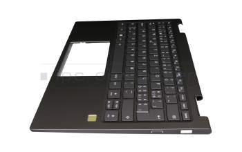 SN20Q40725 teclado incl. topcase original Lenovo CH (suiza) antracita/antracita con retroiluminacion