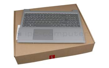 SN20R55222 teclado incl. topcase original Lenovo DE (alemán) gris oscuro/plateado