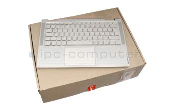 SN20U40169 teclado incl. topcase original DE (alemán) plateado/plateado con retroiluminacion