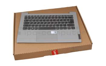 SN20W85253 teclado incl. topcase original Lenovo DE (alemán) gris/canaso con retroiluminacion