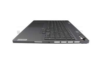 SN21K23301 teclado incl. topcase original Lenovo DE (alemán) gris/canaso con retroiluminacion