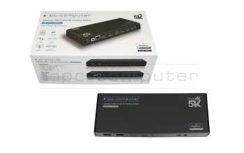 Sager Notebook 9620 Dual 4K Hybrid-USB estacion de acoplamiento incl. 100W cargador de IPC-Computer