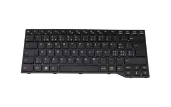 Teclado CH (suiza) color negro/chiclet negro/mate original para Fujitsu LifeBook E544