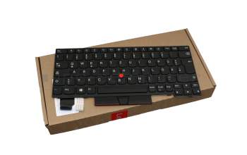 Teclado DE (alemán) color negro/chiclet negro con mouse-stick original para Lenovo ThinkPad L13 Yoga (20R5/20R6)