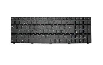 Teclado DE (alemán) color negro/chiclet negro/mate para Medion Akoya P7639 (D17DGN)