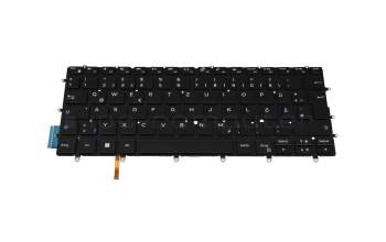 Teclado DE (alemán) negro con retroiluminación original para Dell XPS 13 (9380)