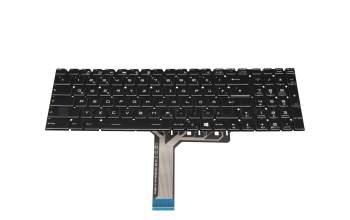 Teclado DE (alemán) negro original para MSI GE75 Raider 10SGS/10SFS/10SF (MS-17E9)