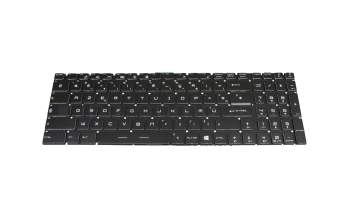 Teclado FR (francés) color negro/chiclet negro original para MSI GE75 Raider 10SGS/10SFS/10SF (MS-17E9)