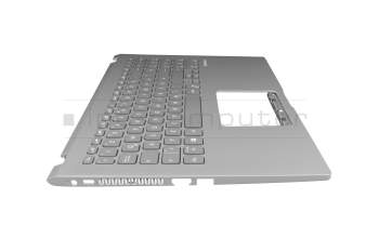 Teclado incl. topcase DE (alemán) blanco/plateado original para Asus ExpertBook P1 P1501DA