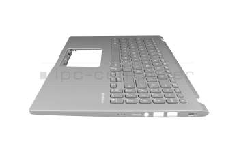 Teclado incl. topcase DE (alemán) blanco/plateado original para Asus ExpertBook P1 P1501DA