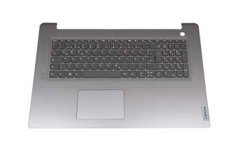 Teclado incl. topcase DE (alemán) gris/canaso original para Lenovo IdeaPad 3-17ITL6 (82H9)