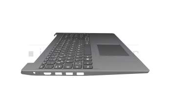 Teclado incl. topcase DE (alemán) gris/plateado original para Lenovo IdeaPad S145-15API (81V7)