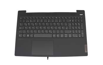 Teclado incl. topcase DE (alemán) negro/canaso con retroiluminacion original para Lenovo IdeaPad 5-15ITL05 (82FG)