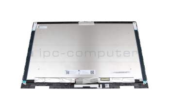 Unidad de pantalla tactil 15.6 pulgadas (FHD 1920x1080) plateada / negra original para HP Envy x360 15-ed1000