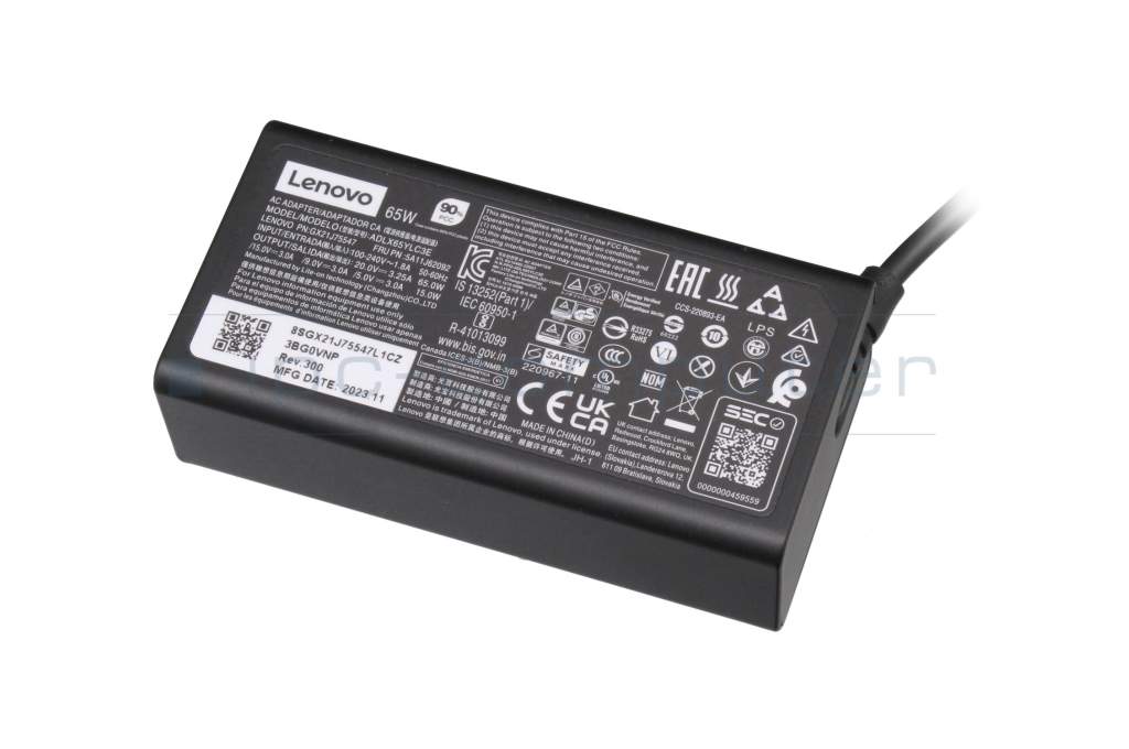  Cargador para portátil Lenovo, Thinkpad, Yoga, 65W 45W  (seguridad certificada por UL), conector USB C : Electrónica