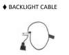 Asus 14011-04582700 M3700WUA BACKLIGHT CABLE N/T AUO