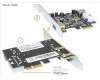 Fujitsu S26361-F3749-L501 USB3.0 PCIE CARD