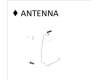 Asus 14008-05030500 B2402 WIFI AUX ANTENNA