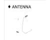 Asus 14008-05040100 L2402 WIFI AUX ANTENNA