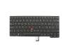 00HW864 teclado original Lenovo CH (suiza) negro/negro/mate con retroiluminacion y mouse-stick