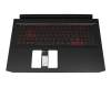 01704F7BK201 teclado incl. topcase original Acer CH (suiza) negro/rojo/negro con retroiluminacion GTX1650