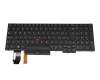 01YP786 teclado original Lenovo CH (suiza) negro/negro con retroiluminacion y mouse-stick