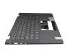 025.901MZ.0001 teclado incl. topcase Wistron DE (alemán) gris oscuro/canaso (platinum grey)