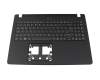 06BVLNN7014 teclado incl. topcase original Acer DE (alemán) negro/negro