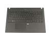 0KN1-0T2GE13 teclado incl. topcase original Acer DE (alemán) negro/negro con retroiluminacion