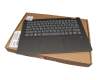 0KNB0-563KGE00 teclado incl. topcase original Lenovo FR (francés) gris/canaso