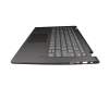 0KNB0-563KGE00 teclado incl. topcase original Lenovo FR (francés) gris/canaso