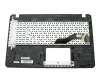 0KNB0-610TGE00 teclado incl. topcase original Asus DE (alemán) negro/oro incluyendo soporte ODD