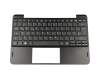 0KNM-161GE12 teclado incl. topcase original Acer DE (alemán) negro/negro