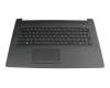 L92780-051 teclado incl. topcase original HP FR (francés) negro/negro (PTP/sin DVD)