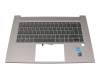 M74258-041 teclado incl. topcase original HP DE (alemán) negro/canaso con retroiluminacion