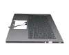 102-016M2LHC04 teclado incl. topcase original Acer DE (alemán) plateado/plateado con retroiluminacion