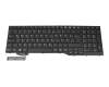 10601859570 teclado original Fujitsu DE (alemán) negro/negro