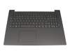 12252379 teclado incl. topcase original Lenovo DE (alemán) gris/canaso con retroiluminacion