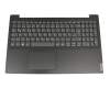 13044864 teclado incl. topcase original Lenovo DE (alemán) gris/negro