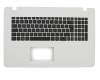 13N0-TXA0301 teclado incl. topcase original Asus DE (alemán) negro/blanco