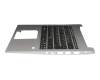 13N1-1ZP0201 teclado incl. topcase original Acer DE (alemán) negro/plateado