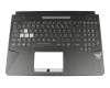 13N1-5JA0901 teclado incl. topcase original Asus DE (alemán) negro/negro con retroiluminacion