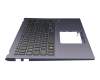 13N1-6TA0A21 teclado incl. topcase original Asus DE (alemán) negro/azul