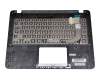 13NB0HP1AP0411 teclado incl. topcase original Asus DE (alemán) negro/plateado