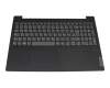 17003740 teclado incl. topcase original Lenovo DE (alemán) gris/canaso