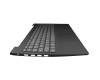 17003740 teclado incl. topcase original Lenovo DE (alemán) gris/canaso