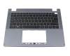 1KAJZR068P teclado incl. topcase original Acer US (Inglés) negro/azul con retroiluminacion