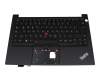 2H-BC8ML70121 teclado incl. topcase original Lenovo DE (alemán) negro/negro con retroiluminacion y mouse stick