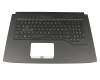 3RBKNTFJN20 teclado incl. topcase original Asus DE (alemán) negro/negro con retroiluminacion