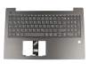 460.0DB09.0002 teclado incl. topcase original Lenovo DE (alemán) gris/canaso